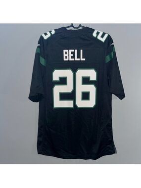 LeVeon Bell New York Jets Black Nike Authentic NFL Football Jersey Mens Large